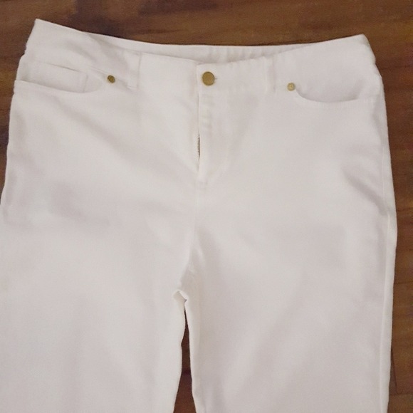 Vintage‎ Anne Klein White High Waist Jeans - Picture 4 of 7